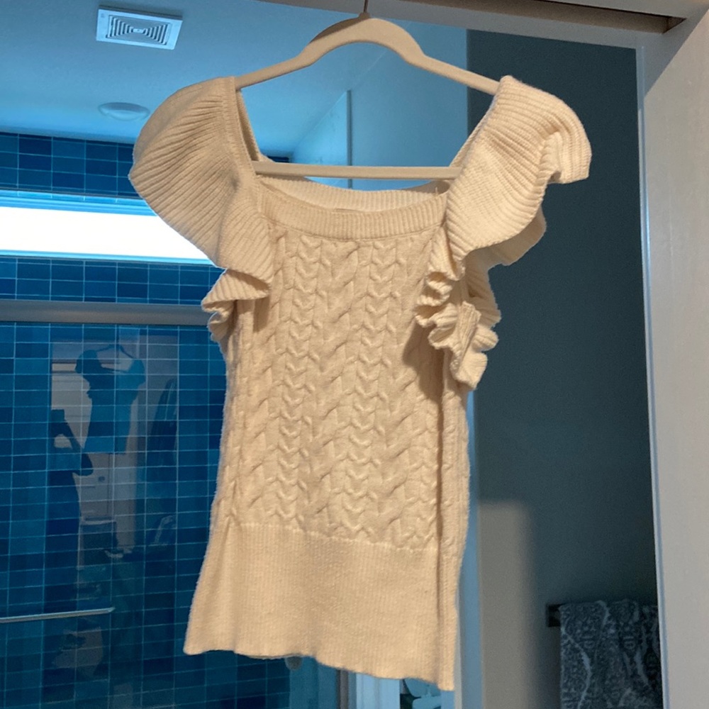 A New Day flutter sleeve top